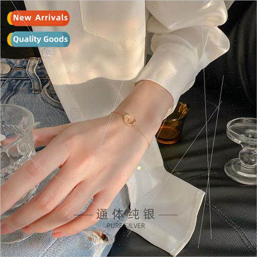 s925 silver electroplated 14K yellow gold wh diamonds star m