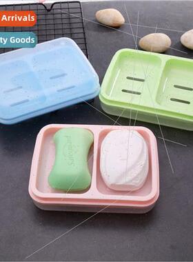 Double B Duo wh d Soap Box Fashion Double Compartment Soap B