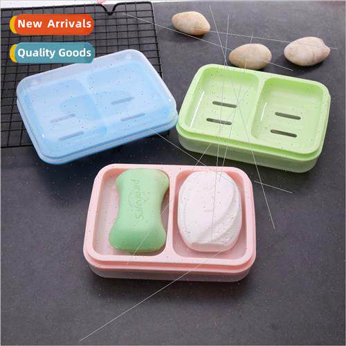Double B Duo wh d Soap Box Fashion Double Compartment Soap B