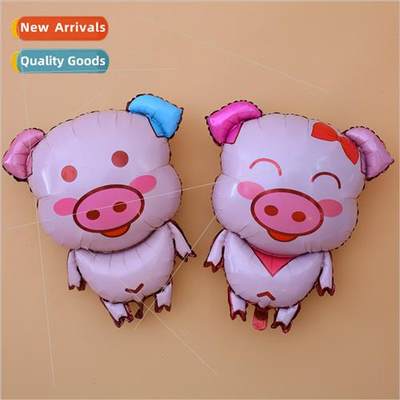 New baby pig pig party birthday decoration cartoon animal in