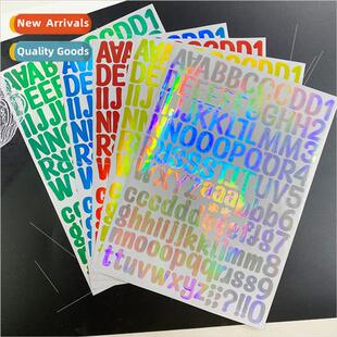 Laser number stickers 1 inch diy self adhesive vinyl mailbox