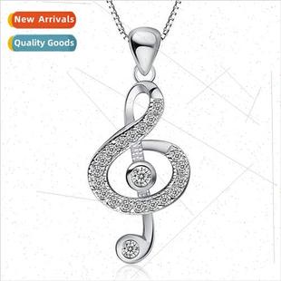 S925 silver necklace pendant Korea fashion collarbone pendan