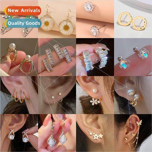 Europe jewelry multi-element copper sparkling zirconia pearl
