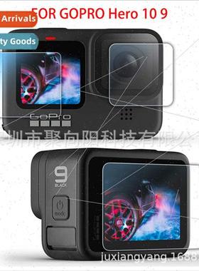适用Gopro10 9 tempered screen film hero10 9 sports camera ac