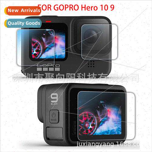 适用Gopro10 9 tempered screen film hero10 9 sports camera ac