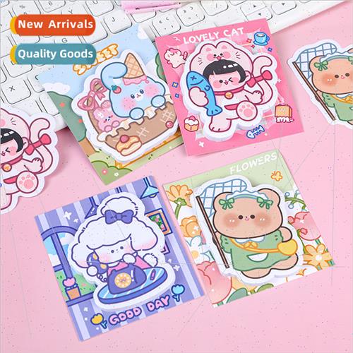 Bear shaped sticky notes students cartoon high-color value m