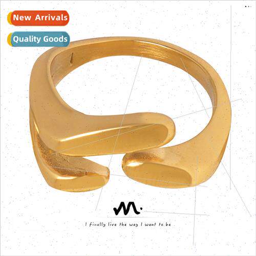 New irregular men women geometric ring open claw buckle fash