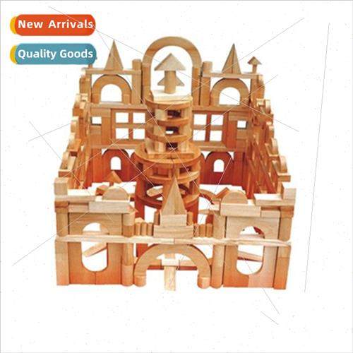 Solid Blocks Kindergarten Building Blocks Wooden Blocks 508