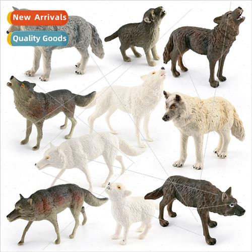 Wildlife wolf model berian wolf whe wolf green wolf Arctic w