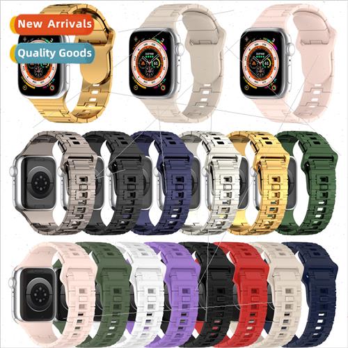 适用watch ultra mecha wind rubber strap适用Apple watch456789