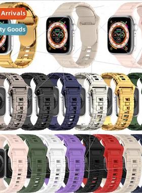 适用watch ultra mecha wind rubber strap适用Apple watch456789