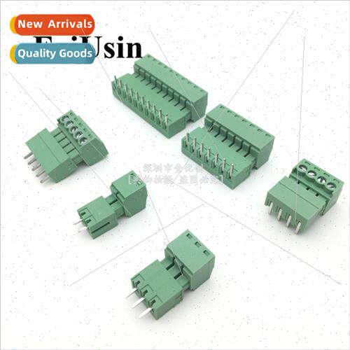 3.81MM Green Plug 15EDG  Pin+Plug 2 3 4 5 6 7 8 9 10P Termin