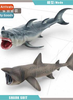 Shark model basking shark rat shark great whe shark man-eati