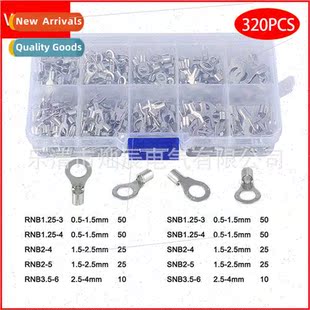 320pcs boxed ring bare terminal k bare terminal copper nose