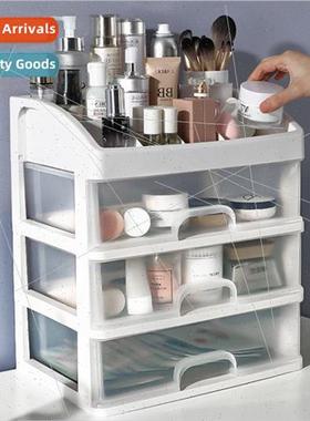 Desktop Drawer Cosmetic Organizer Jewelry Dresser Shelf Tran