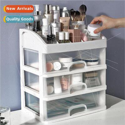 Desktop Drawer Cosmetic Organizer Jewelry Dresser Shelf Tran