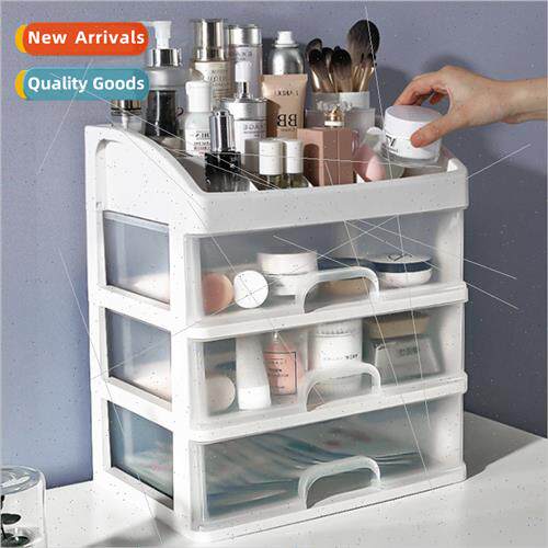 Desktop Drawer Cosmetic Organizer Jewelry Dresser Shelf Tran