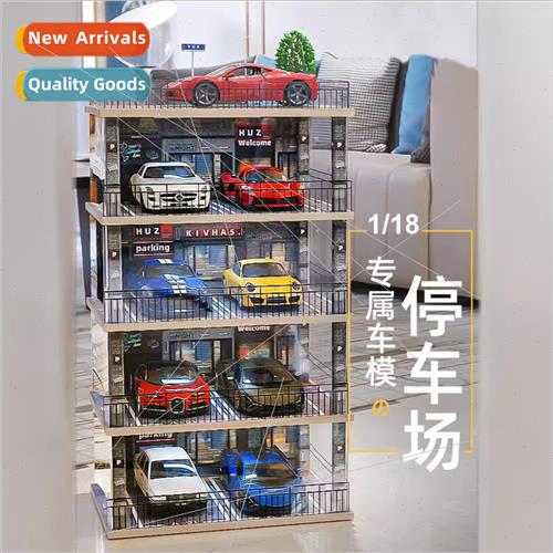 1:18 simulation car building garage model scene car model ac