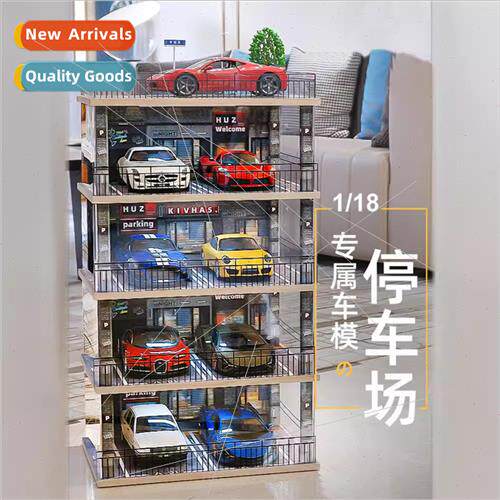 1:18 simulation car building garage model scene car model ac