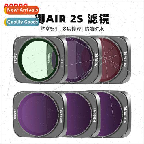适用DJI Royal MAVIC AIR 2S Filter UV Protective Lens CPL Pol