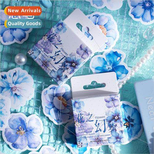 Flower Fantasy Box Set Stickers ins Vintage Floral Handbook