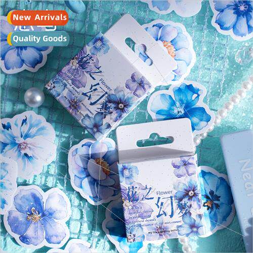 Flower Fantasy Box Set Stickers ins Vintage Floral Handbook