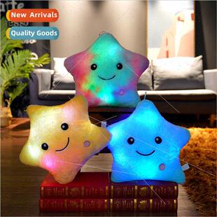 40CM purple Love pillow plush toys light up pillow toys doll