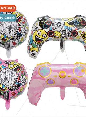New game emoji game console handle aluminum film balloon bir