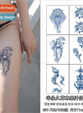 Juice herb tattoo stickers semi-permanent -reflective simula
