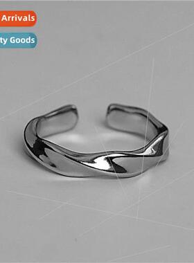 Endless vintage ring men ins tide niche opening adjustable i