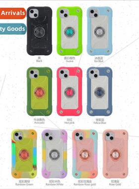 适用14Promax phone case 14 3 in 1 thickened 13 all-inclusive