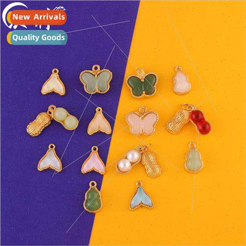Alloy glaze gourd peanut fishtail pendant Tongue & groove ac