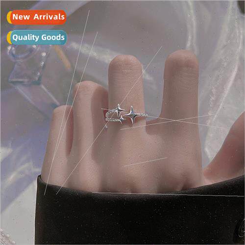 Quadruple Mansion Ring Korea Star Open Ring Female Girlfrien