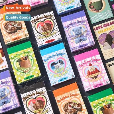 Dazzling color rainbow candy-Korea head wrap book fresh lera