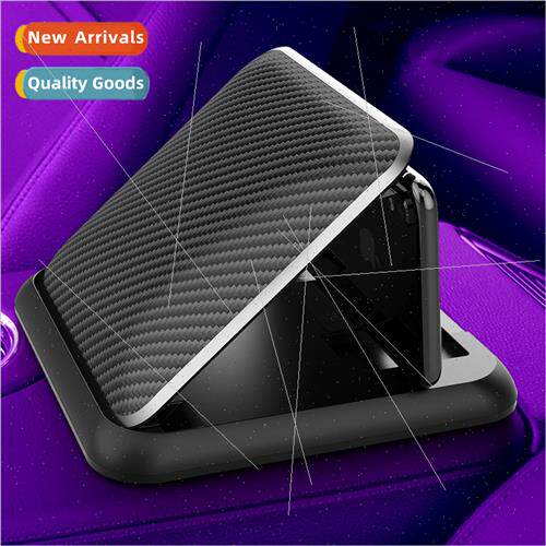 Car Phone Holder Car Dashboard licone Navigation Mount Carbo