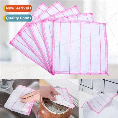Kchen Wet Dry Dishcloths Multi-layer Dishcloths Household St