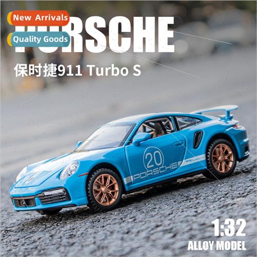 Boxed 1:32 Bao Shi e 911 TurboS alloy car model ornaments fo