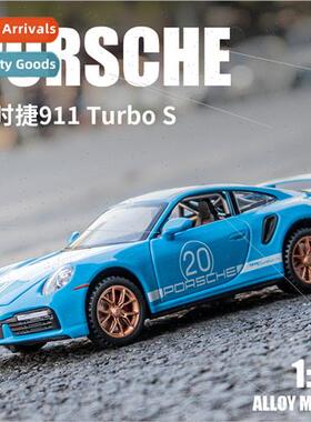 Boxed 1:32 Bao Shi e 911 TurboS alloy car model ornaments fo