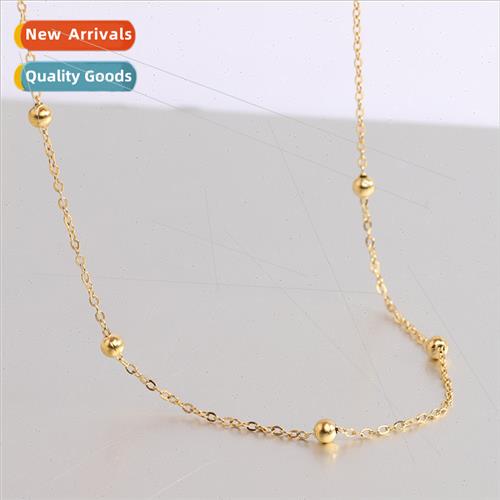 Stainless jewelry O chain wrap beads tanium steel chain acce