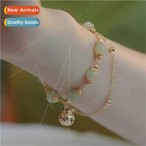 New one step one ring palace bell bracelet women double stri