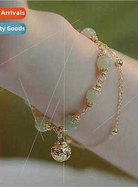 New one step one ring palace bell bracelet women double stri