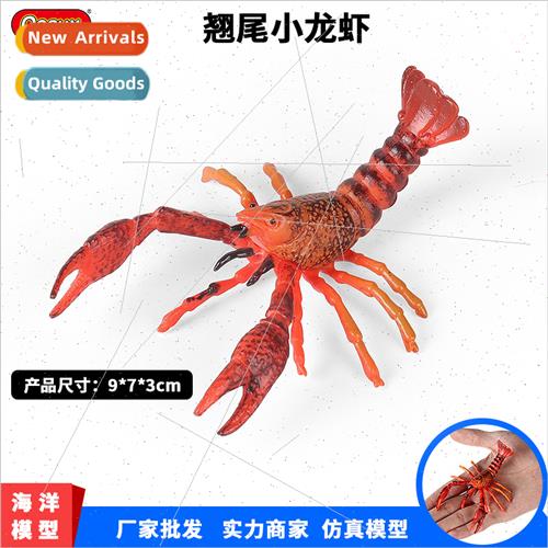 freshwater crayfish red crayfish animal lobster model toys d
