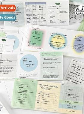 Pen Daily 3-part note book gradient color handbook basics ss