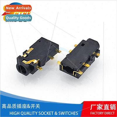 2.5 headphone socket PJ-270-6P sunken plate gold-plated ultr