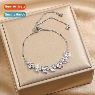 bracelet Electroplating zirconia super flash out set pull