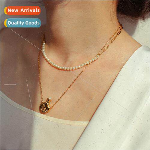 French Niche Creative Necklace Copper Plated Popular Collarb