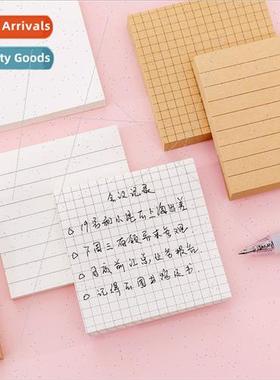 Creative simplicy kraft paper horizontal line note book stud