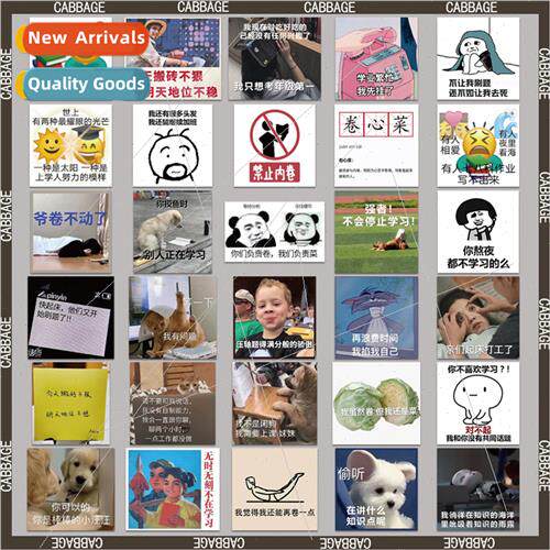 60 Funny Inside Scroll Emoji Stickers DIY Decoration ipad ce