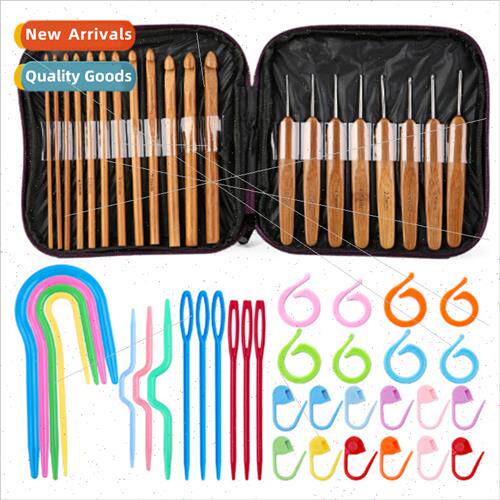 Colorful Plastic Shank Soft Shank Crochet Hook Tool Set diy