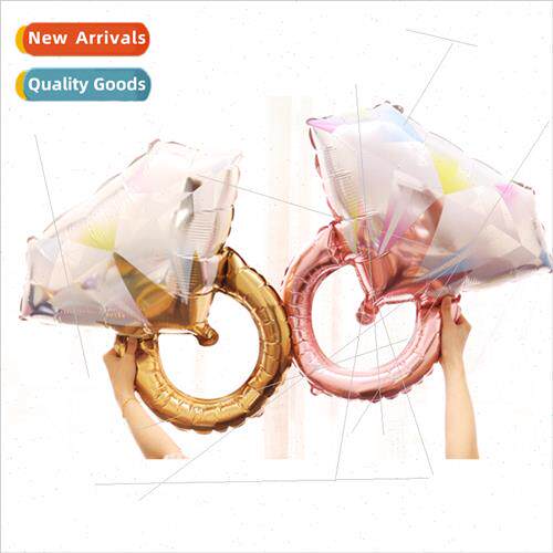 Wedding 520 party decoration rose gold diamond aluminum film